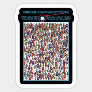 Where In The World Is Tinker? Sticker